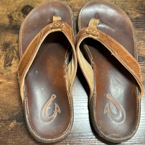 Olukai‎ Brown Leather Sandals Size 8 main image 7
